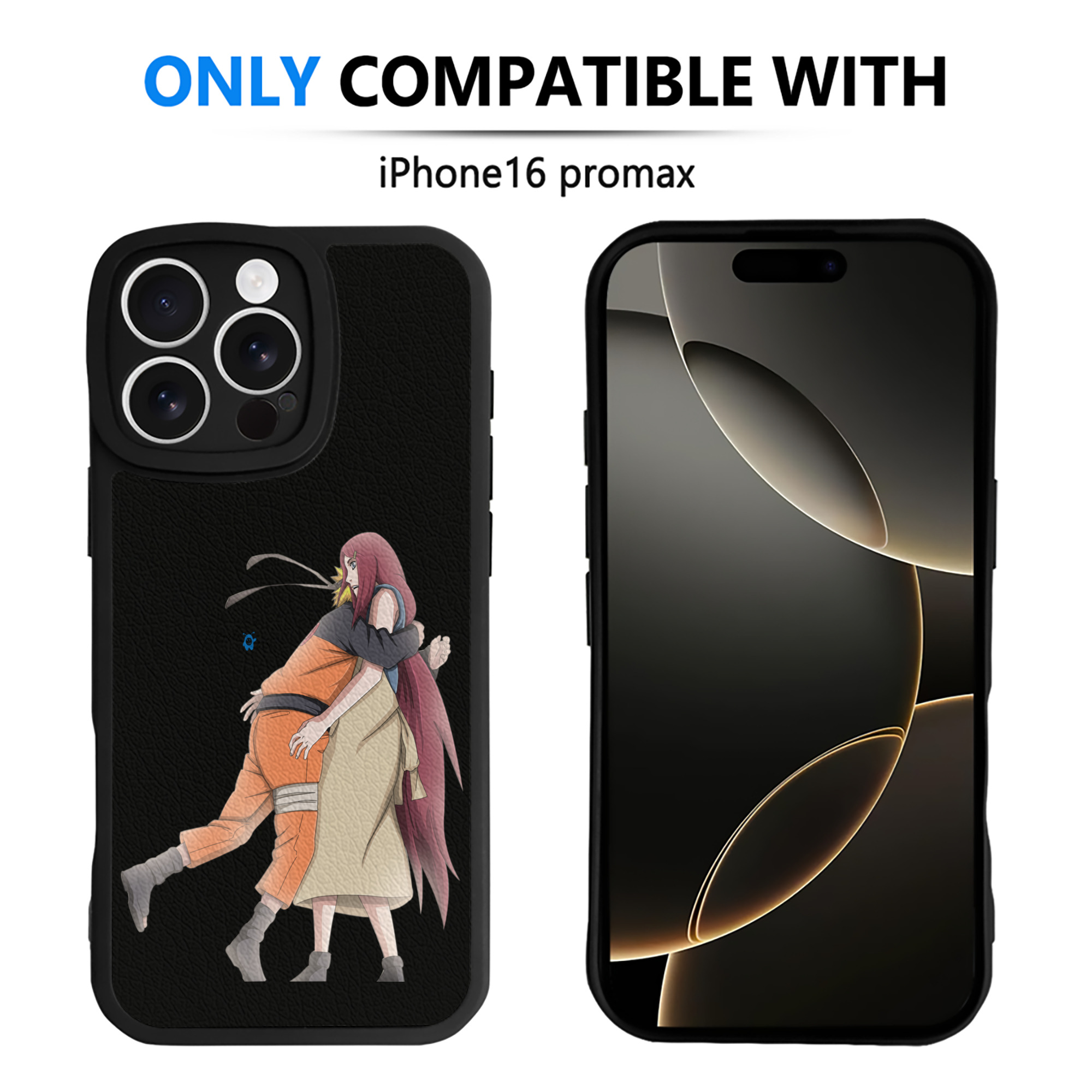 （画像用） NARUTO -ナルト- うずまき ナルト Uzumaki Naruto 【iPhone 16シリーズ対応】シリコンスマホケース（レザー調） 材質：シリコン